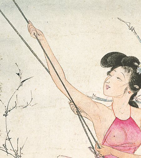 临武-胡也佛的仕女画和最知名的金瓶梅秘戏图